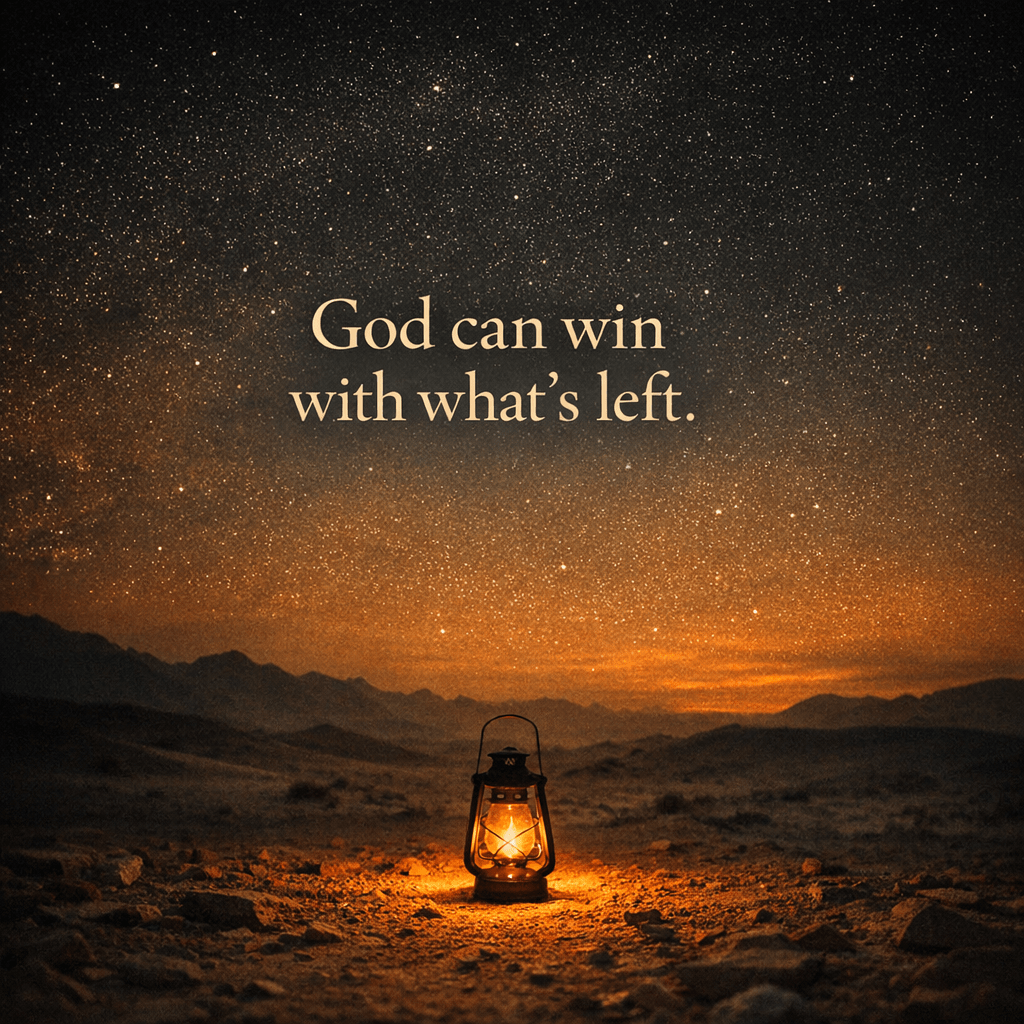 God Can Win With What’s&nbsp;Left